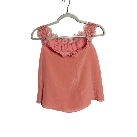 Cami NYC The Dayna Tank Blouse Top Women's Size XS Silk Brandied Apricot Pink - Picture 2 of 7